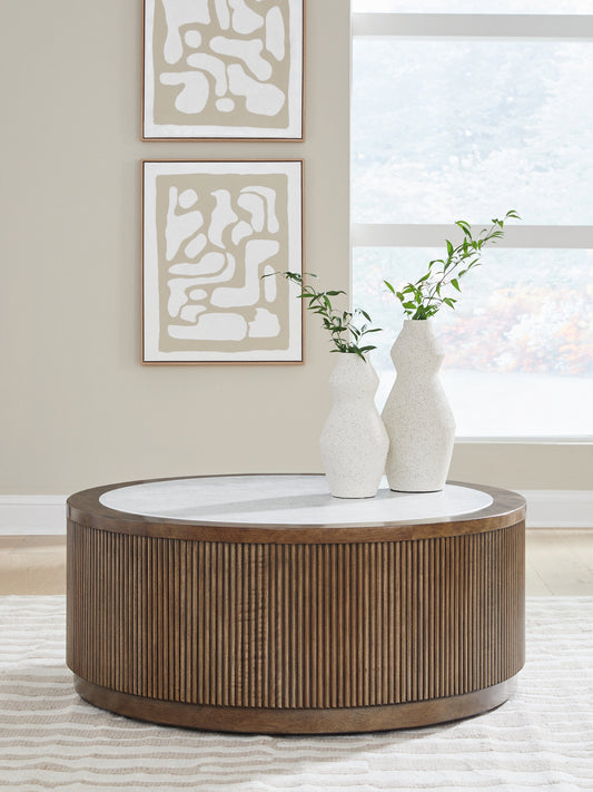 Hadonna Round Cocktail Table