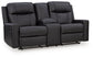Mackmenville DBL Rec Loveseat w/Console