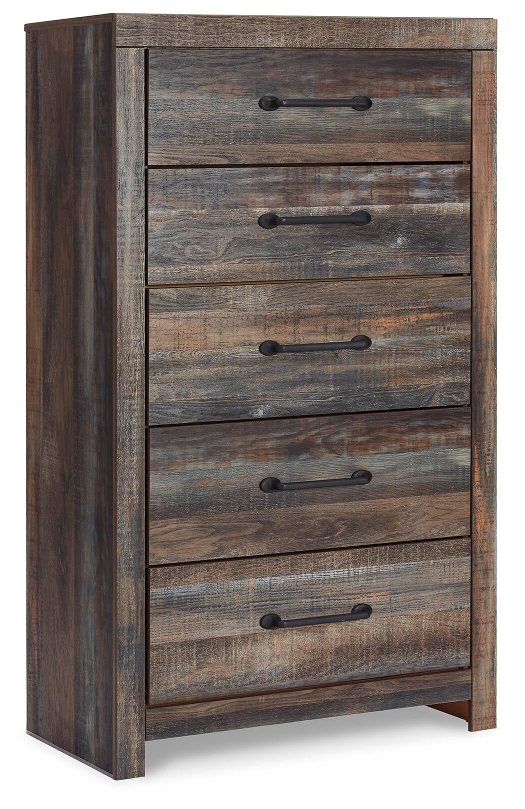 Drystan Twin Panel Bed, Dresser, Mirror, Chest and Nightstand