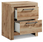Hyanna Full Panel Bed with 2 Side Storage, Dresser, Mirror, Chest and Nightstand