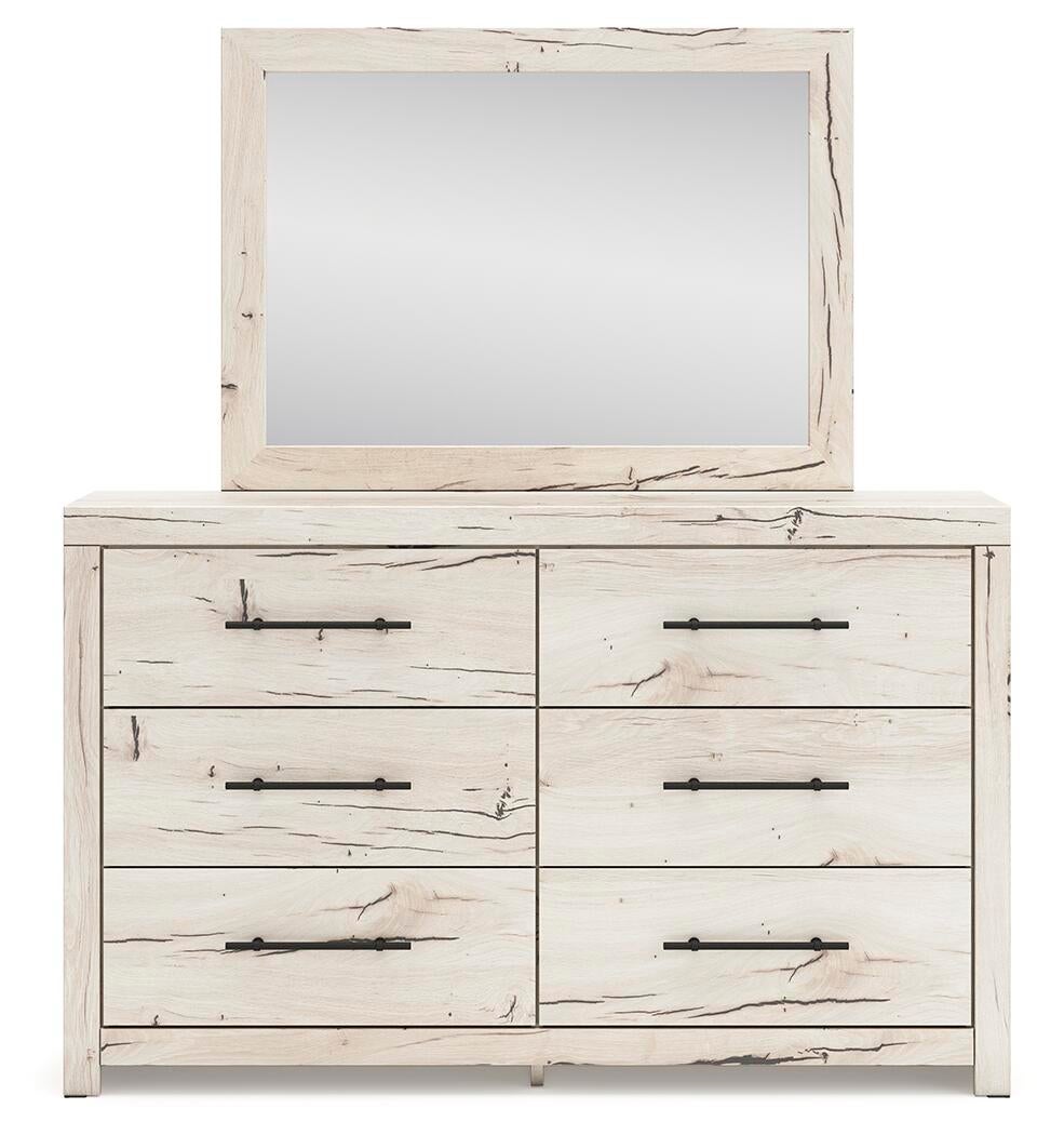 Lawroy Twin Panel Headboard, Dresser and Mirror