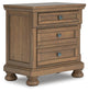 Feddinger California King Storage Sleigh Bed with Mirrored Dresser, Chest and Nightstand