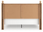 Aleaport King Panel Bed with Mirrored Dresser