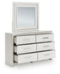 Zuraleus Queen Upholstered Bed, Dresser, Mirror and Nightstand