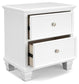 Fortman California King Panel Storage Bed, Dresser, Mirror and Nightstand