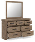 Garistyn Queen Panel Bed, Dresser, Mirror, Chest and Nightstand