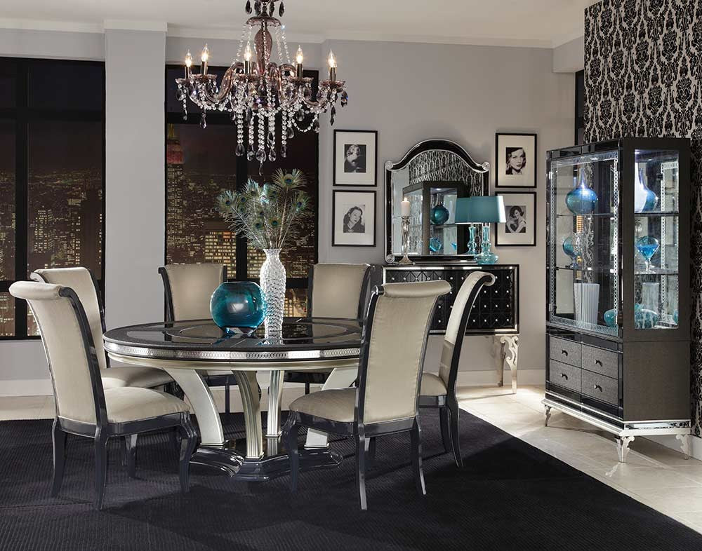 Hollywood Swank Collection (Round Table Set) Furniture Mart -  online today or in-store at our location in Duluth, Ga. Furniture Mart Georgia. View our lowest price today. Shop Now. 