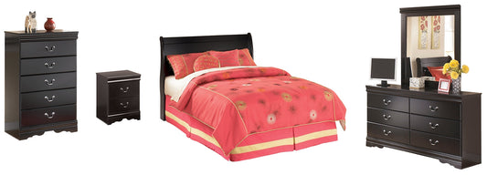 Huey Vineyard Full Sleigh Headboard with Mirrored Dresser, Chest and Nightstand Furniture Mart -  online today or in-store at our location in Duluth, Ga. Furniture Mart Georgia. View our lowest price today. Shop Now. 