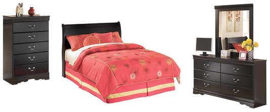Huey Vineyard Full Sleigh Headboard with Mirrored Dresser and Chest Furniture Mart -  online today or in-store at our location in Duluth, Ga. Furniture Mart Georgia. View our lowest price today. Shop Now. 