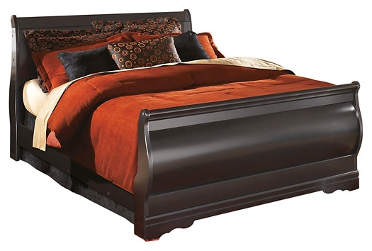 Huey Vineyard Queen Sleigh Bed with Mirrored Dresser, Chest and Nightstand Furniture Mart -  online today or in-store at our location in Duluth, Ga. Furniture Mart Georgia. View our lowest price today. Shop Now. 