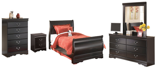 Huey Vineyard Twin Sleigh Bed with Mirrored Dresser, Chest and Nightstand Furniture Mart -  online today or in-store at our location in Duluth, Ga. Furniture Mart Georgia. View our lowest price today. Shop Now. 