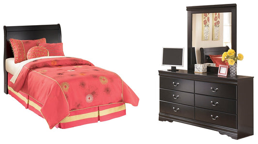 Huey Vineyard Twin Sleigh Headboard with Mirrored Dresser Furniture Mart -  online today or in-store at our location in Duluth, Ga. Furniture Mart Georgia. View our lowest price today. Shop Now. 