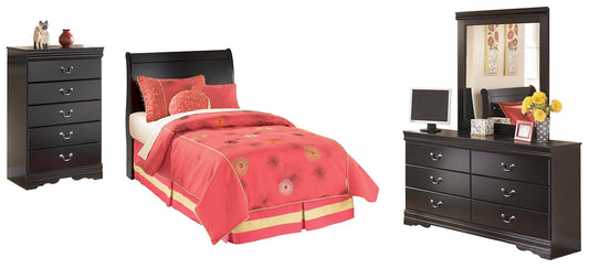 Huey Vineyard Twin Sleigh Headboard with Mirrored Dresser and Chest Furniture Mart -  online today or in-store at our location in Duluth, Ga. Furniture Mart Georgia. View our lowest price today. Shop Now. 