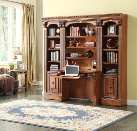 Huntington 3 Piece Library Desk Wall Furniture Mart -  online today or in-store at our location in Duluth, Ga. Furniture Mart Georgia. View our lowest price today. Shop Now. 