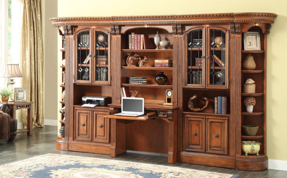 Huntington 3 Piece Library Desk Wall Furniture Mart -  online today or in-store at our location in Duluth, Ga. Furniture Mart Georgia. View our lowest price today. Shop Now. 