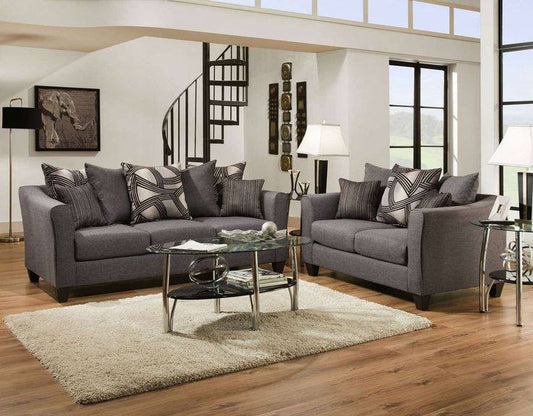 Jitterbug Gray Sofa and Love seat Furniture Mart -  online today or in-store at our location in Duluth, Ga. Furniture Mart Georgia. View our lowest price today. Shop Now. 