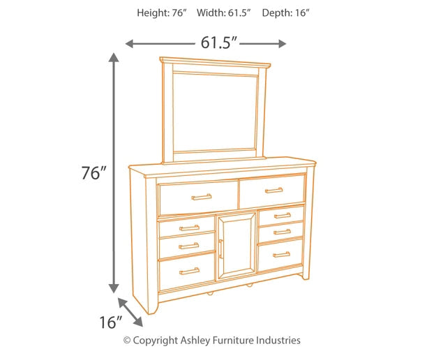 Juararo California King Panel Bed with Mirrored Dresser, Chest and 2 Nightstands Furniture Mart -  online today or in-store at our location in Duluth, Ga. Furniture Mart Georgia. View our lowest price today. Shop Now. 