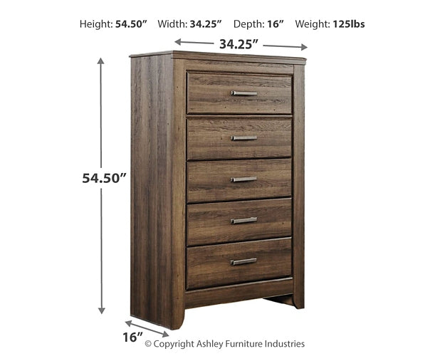 Juararo Five Drawer Chest Furniture Mart -  online today or in-store at our location in Duluth, Ga. Furniture Mart Georgia. View our lowest price today. Shop Now. 
