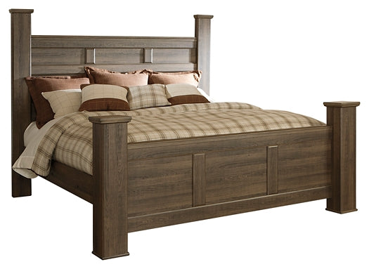 Juararo King Poster Bed with Dresser Furniture Mart -  online today or in-store at our location in Duluth, Ga. Furniture Mart Georgia. View our lowest price today. Shop Now. 