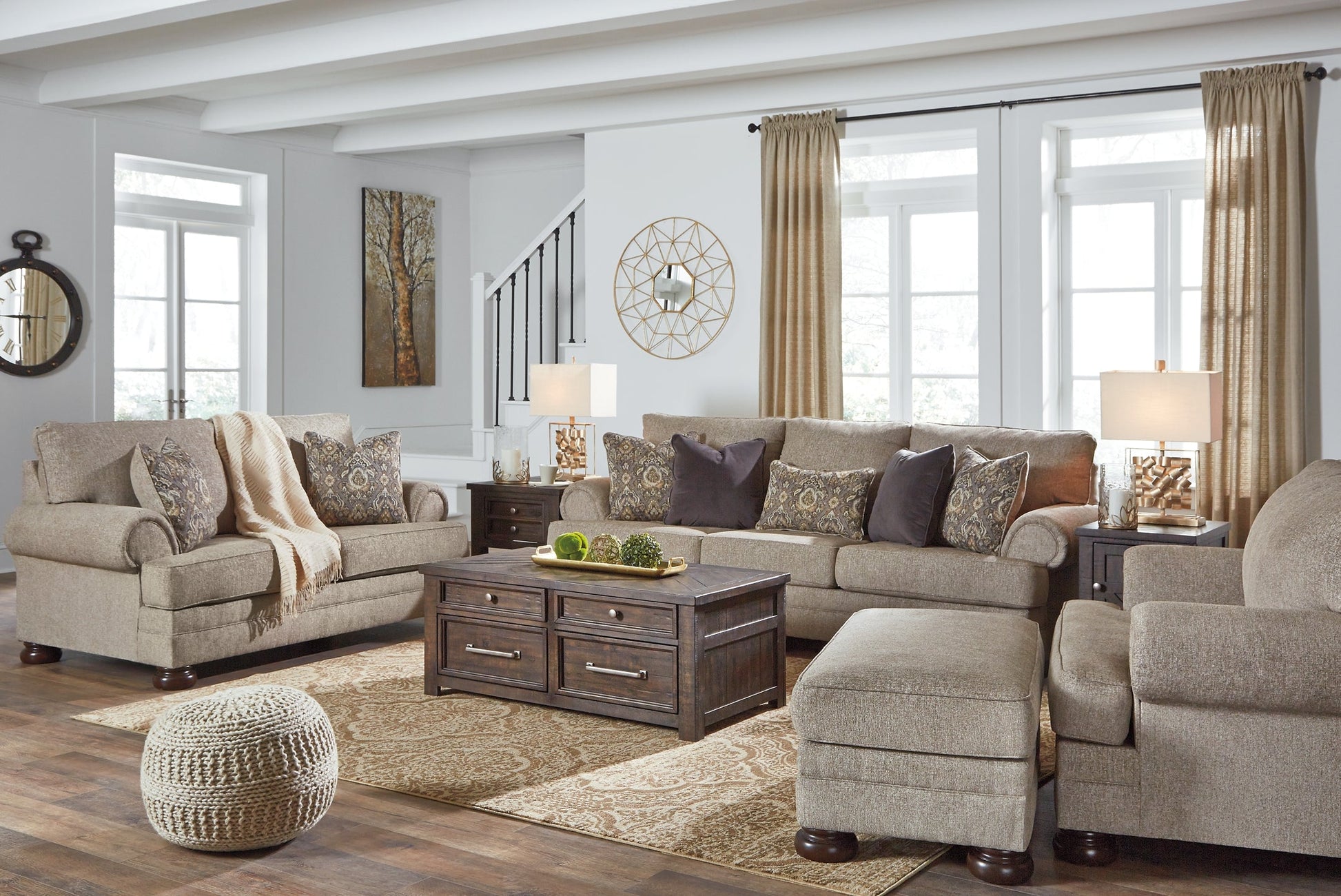 Kananwood Sofa, Loveseat, Chair and Ottoman Furniture Mart -  online today or in-store at our location in Duluth, Ga. Furniture Mart Georgia. View our lowest price today. Shop Now. 