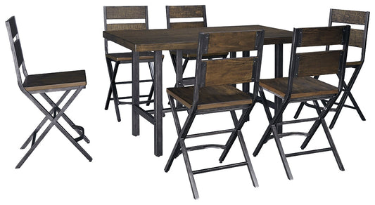 Kavara Counter Height Dining Table and 6 Barstools Furniture Mart -  online today or in-store at our location in Duluth, Ga. Furniture Mart Georgia. View our lowest price today. Shop Now. 