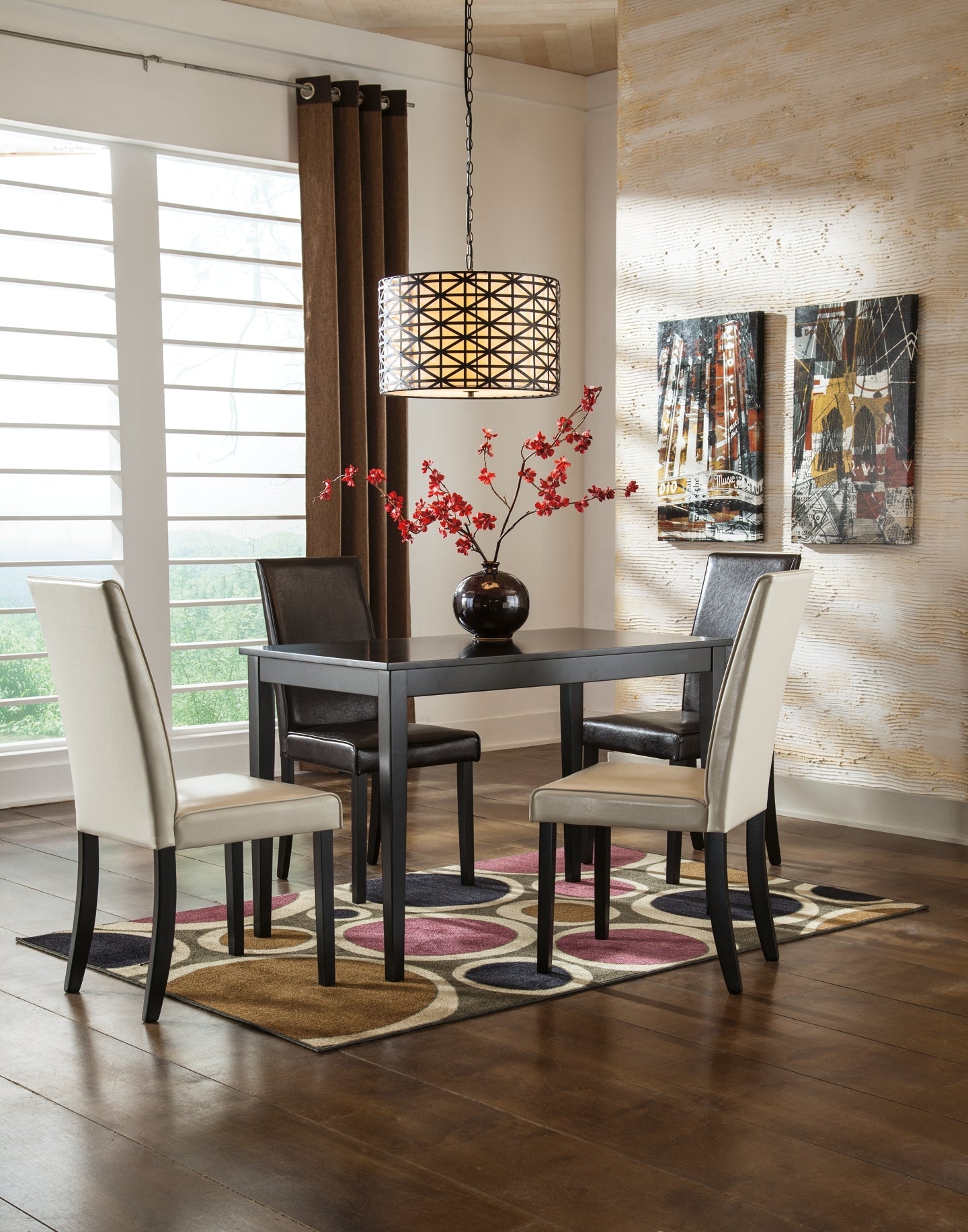 Kimonte Dining Table and 4 Chairs Furniture Mart -  online today or in-store at our location in Duluth, Ga. Furniture Mart Georgia. View our lowest price today. Shop Now. 