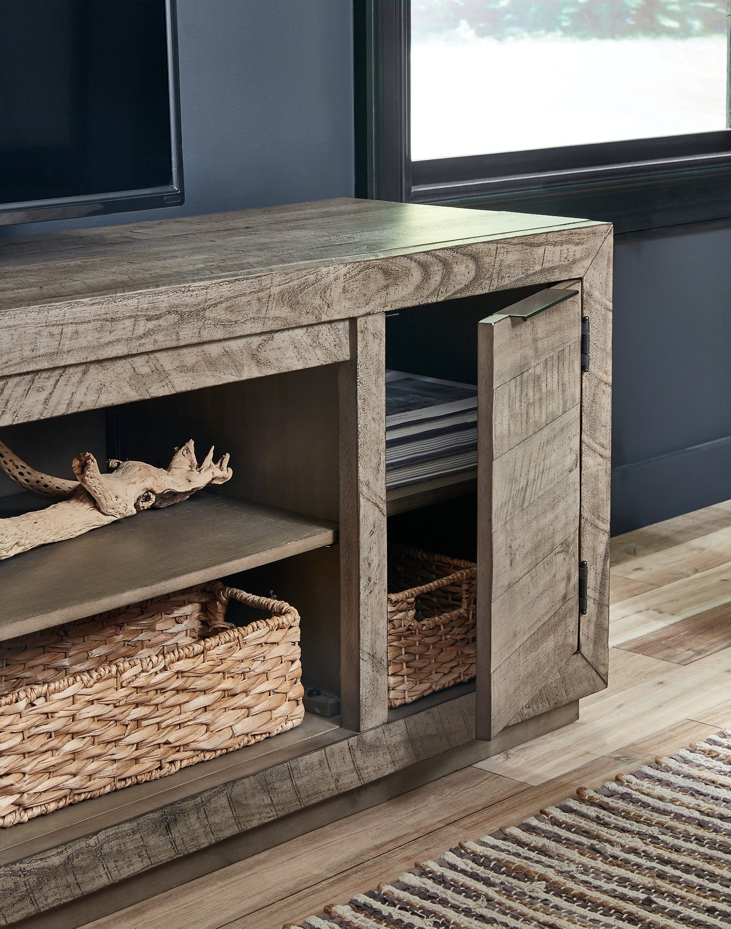 Krystanza XL TV Stand w/Fireplace Option Furniture Mart -  online today or in-store at our location in Duluth, Ga. Furniture Mart Georgia. View our lowest price today. Shop Now. 