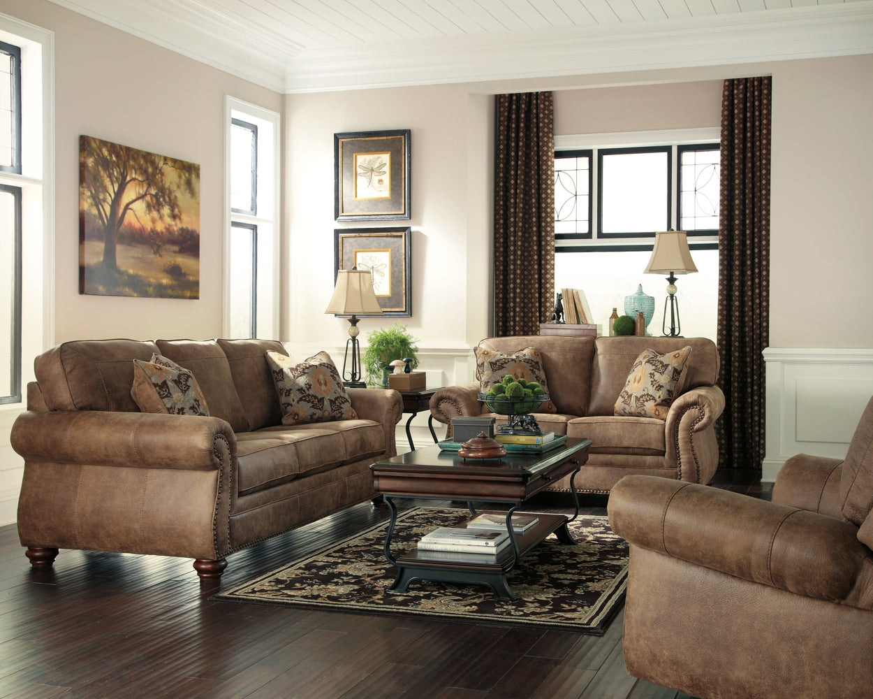 Larkinhurst Sofa, Loveseat and Recliner Furniture Mart -  online today or in-store at our location in Duluth, Ga. Furniture Mart Georgia. View our lowest price today. Shop Now. 