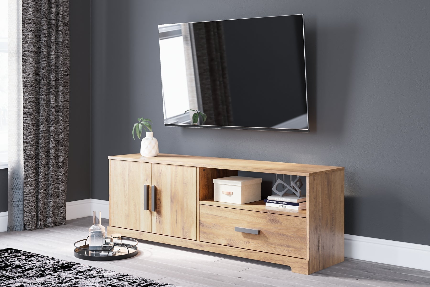 Larstin Medium TV Stand Furniture Mart -  online today or in-store at our location in Duluth, Ga. Furniture Mart Georgia. View our lowest price today. Shop Now. 