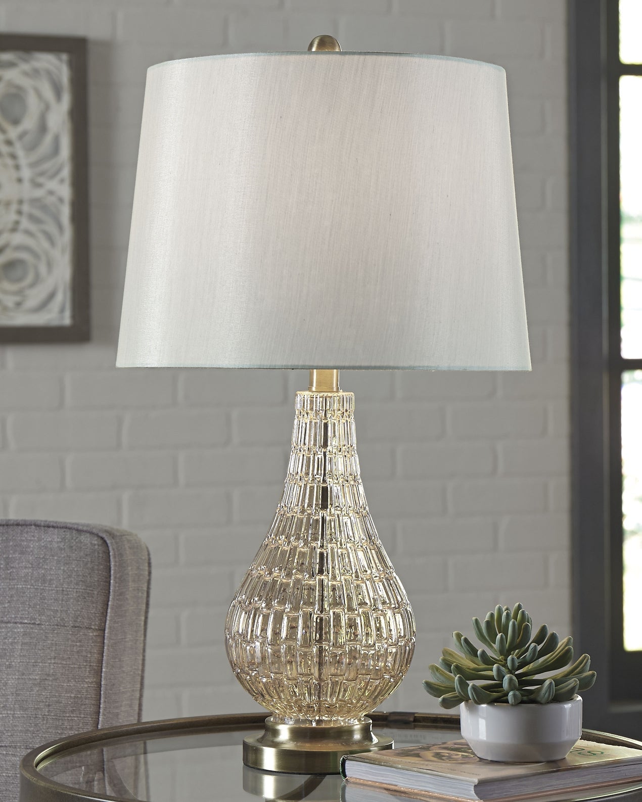 Latoya Glass Table Lamp (1/CN) Furniture Mart -  online today or in-store at our location in Duluth, Ga. Furniture Mart Georgia. View our lowest price today. Shop Now. 