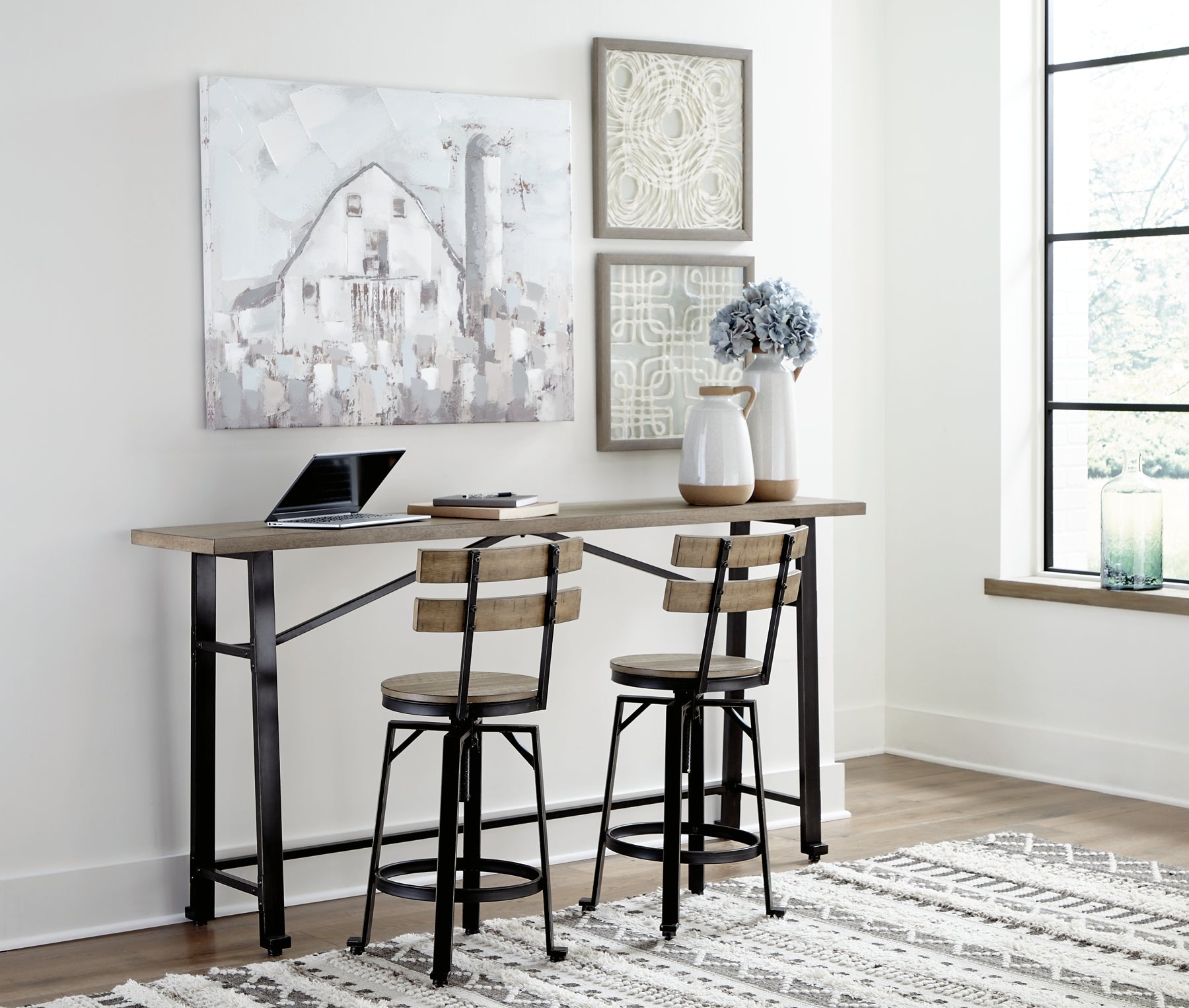 Lesterton Counter Height Dining Table and 2 Barstools Furniture Mart -  online today or in-store at our location in Duluth, Ga. Furniture Mart Georgia. View our lowest price today. Shop Now. 