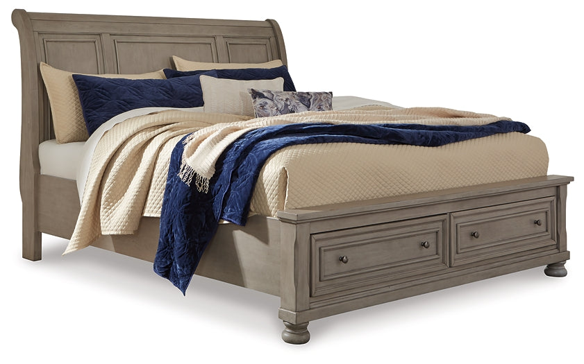 Lettner California King Sleigh Bed with Mirrored Dresser and Chest Furniture Mart -  online today or in-store at our location in Duluth, Ga. Furniture Mart Georgia. View our lowest price today. Shop Now. 