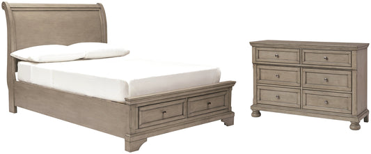 Lettner Full Sleigh Bed with Dresser Furniture Mart -  online today or in-store at our location in Duluth, Ga. Furniture Mart Georgia. View our lowest price today. Shop Now. 
