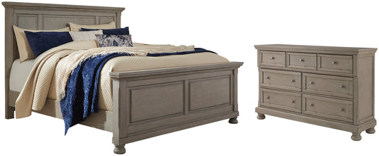 Lettner King Panel Bed with Dresser Furniture Mart -  online today or in-store at our location in Duluth, Ga. Furniture Mart Georgia. View our lowest price today. Shop Now. 