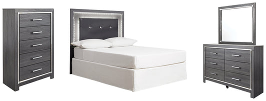 Lodanna Full Upholstered Panel Headboard with Mirrored Dresser and Chest Furniture Mart -  online today or in-store at our location in Duluth, Ga. Furniture Mart Georgia. View our lowest price today. Shop Now. 