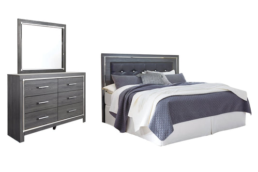 Lodanna King/California King Upholstered Panel Headboard with Mirrored Dresser Furniture Mart -  online today or in-store at our location in Duluth, Ga. Furniture Mart Georgia. View our lowest price today. Shop Now. 