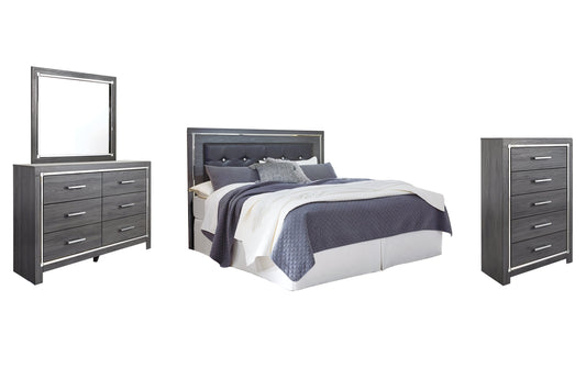 Lodanna King/California King Upholstered Panel Headboard with Mirrored Dresser and Chest Furniture Mart -  online today or in-store at our location in Duluth, Ga. Furniture Mart Georgia. View our lowest price today. Shop Now. 