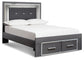 Lodanna King Panel Bed with 2 Storage Drawers with Mirrored Dresser, Chest and Nightstand Furniture Mart -  online today or in-store at our location in Duluth, Ga. Furniture Mart Georgia. View our lowest price today. Shop Now. 