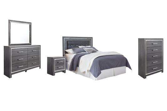 Lodanna Queen/Full Upholstered Panel Headboard with Mirrored Dresser, Chest and Nightstand Furniture Mart -  online today or in-store at our location in Duluth, Ga. Furniture Mart Georgia. View our lowest price today. Shop Now. 