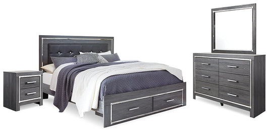Lodanna Queen Panel Bed with Mirrored Dresser and Nightstand Furniture Mart -  online today or in-store at our location in Duluth, Ga. Furniture Mart Georgia. View our lowest price today. Shop Now. 