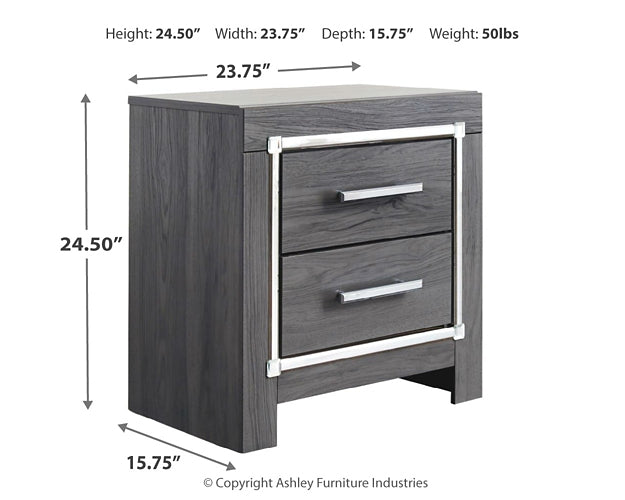 Lodanna Two Drawer Night Stand Furniture Mart -  online today or in-store at our location in Duluth, Ga. Furniture Mart Georgia. View our lowest price today. Shop Now. 