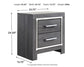 Lodanna Two Drawer Night Stand Furniture Mart -  online today or in-store at our location in Duluth, Ga. Furniture Mart Georgia. View our lowest price today. Shop Now. 