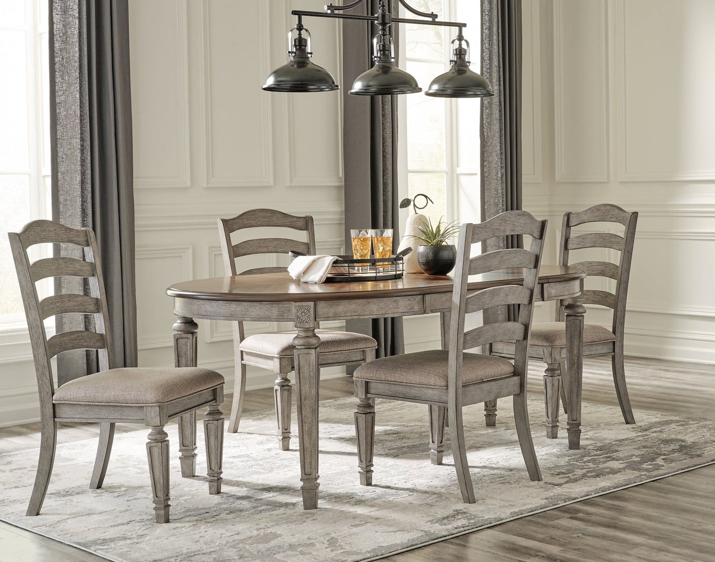 Lodenbay Dining Table and 4 Chairs Furniture Mart -  online today or in-store at our location in Duluth, Ga. Furniture Mart Georgia. View our lowest price today. Shop Now. 