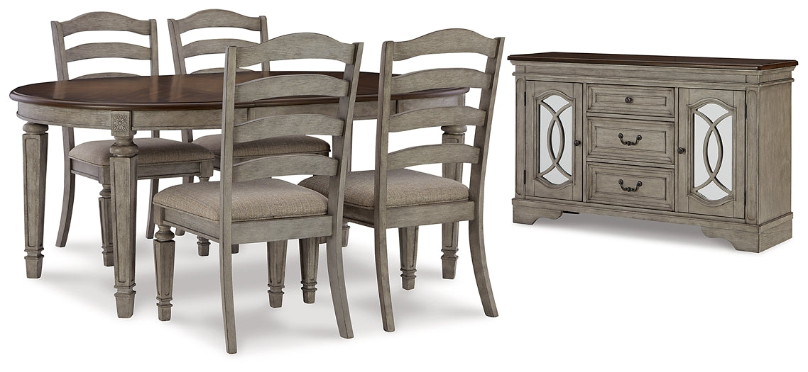 Lodenbay Dining Table and 4 Chairs with Storage Furniture Mart -  online today or in-store at our location in Duluth, Ga. Furniture Mart Georgia. View our lowest price today. Shop Now. 