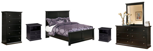 Maribel Full Panel Bed with Mirrored Dresser, Chest and 2 Nightstands Furniture Mart -  online today or in-store at our location in Duluth, Ga. Furniture Mart Georgia. View our lowest price today. Shop Now. 