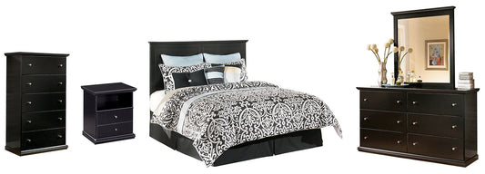 Maribel King/California King Panel Headboard with Mirrored Dresser, Chest and Nightstand Furniture Mart -  online today or in-store at our location in Duluth, Ga. Furniture Mart Georgia. View our lowest price today. Shop Now. 