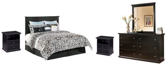 Maribel King/California King Panel Headboard with Mirrored Dresser and 2 Nightstands Furniture Mart -  online today or in-store at our location in Duluth, Ga. Furniture Mart Georgia. View our lowest price today. Shop Now. 