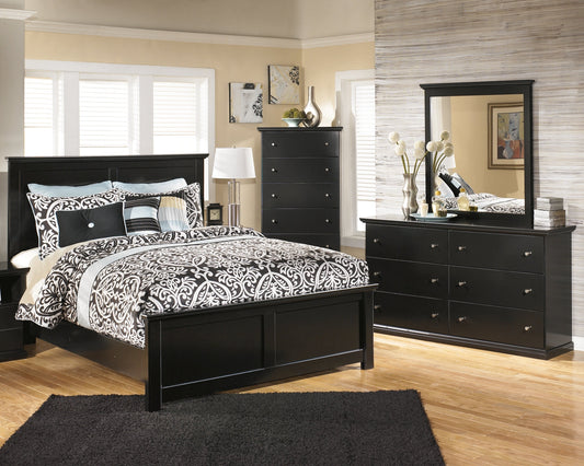 Maribel King/California King Panel Headboard with Mirrored Dresser and Chest Furniture Mart -  online today or in-store at our location in Duluth, Ga. Furniture Mart Georgia. View our lowest price today. Shop Now. 