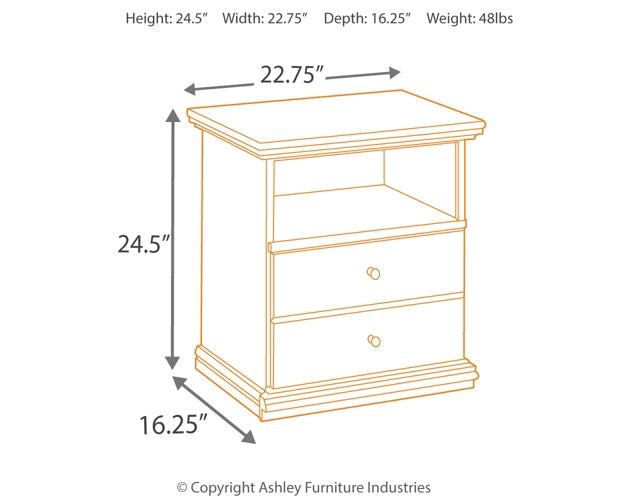 Maribel One Drawer Night Stand Furniture Mart -  online today or in-store at our location in Duluth, Ga. Furniture Mart Georgia. View our lowest price today. Shop Now. 