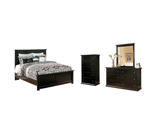 Maribel Queen Panel Bed with Mirrored Dresser and Chest Furniture Mart -  online today or in-store at our location in Duluth, Ga. Furniture Mart Georgia. View our lowest price today. Shop Now. 